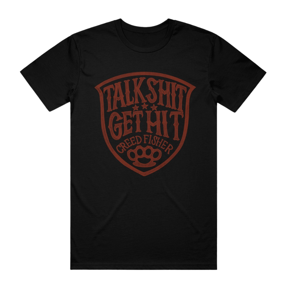 Talk Sh*t Get Hit Emblem T-Shirt