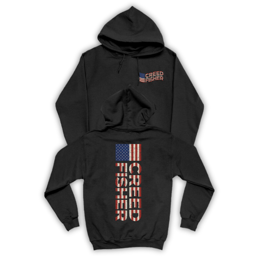 American Pride Black Hoodie